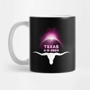 America Totality 04 08 24 Total Solar Eclipse 2024 Texas Mug